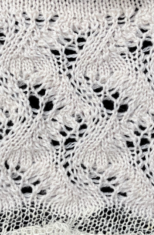 Flower Lace with Tuck