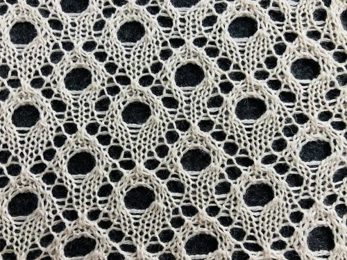 Hexagonal Eyelet Lace